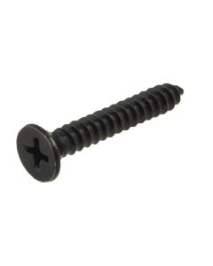 4g (2.90mm) Black Zinc Countersunk Phillips (PH1) Self Tapping Screws ANSI B18.6.4