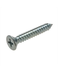 4g (2.90mm) Zinc Countersunk Phillips (PH1) Self Tapping Screws ANSI B18.6.4