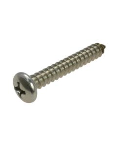 2g (2.20mm) Stainless A2-70 G304 Pan Phillips (PH1) Self Tapping Screws ANSI B18.6.4