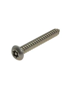 6g (3.50mm) Stainless A2-70 G304 Button Post Torx (T10) Security Self Tapping Screws