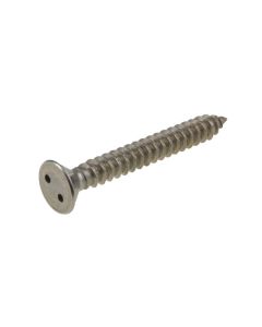 6g (3.50mm) Stainless A2-70 G304 Countersunk Eye Drive (#6) Security Self Tapping Screws