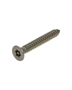 6g (3.50mm) Stainless A2-70 G304 Countersunk Post Torx (T10) Security Self Tapping Screws