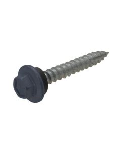 12g (5.50mm) x 25mm NEO Ironstone Hex Flange Timber T17 Cladding Screw Galvanised