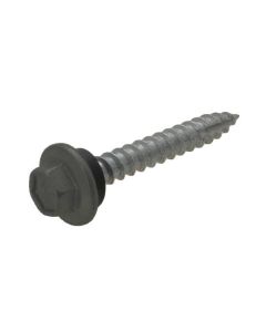 12g (5.50mm) x 25mm NEO Woodland Grey Hex Flange Timber T17 Cladding Screw Galvanised