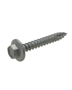 8g (4.20mm) Galvanised Hex Flange (1/4") Coarse Timber T17 Screws