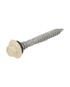 12g (5.50mm) x 50mm NEO Paperbark Hex Flange Timber T17 Top Grip Roofing Screw Galvanised