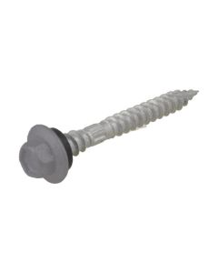 12g (5.50mm) x 65mm NEO Basalt Hex Flange Timber T17 Top Grip Roofing Screw Galvanised