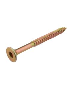 14g (6.30mm) Bugle Batten In/Hex (5mm) Timber T17 Screws Zinc Yellow