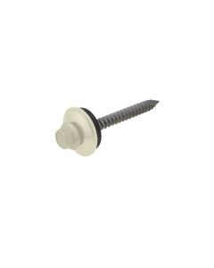 14g (6.30mm) x 50mm Evening Haze Cyclone BRA / Multiseal Hex Flange (3/8") Timber T17 Roofing Screw Galvanised