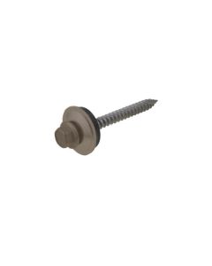 14g (6.30mm) x 50mm Jasper Cyclone BRA / Multiseal Hex Flange (3/8") Timber T17 Roofing Screw Galvanised