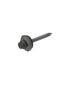 14g (6.30mm) x 50mm Woodland Grey Cyclone BRA / Multiseal Hex Flange (3/8") Timber T17 Roofing Screw Galvanised