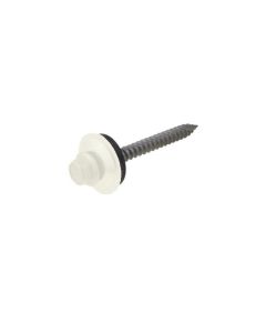 14g (6.30mm) x 65mm Surfmist Cyclone BRA / Multiseal Hex Flange (3/8") Timber T17 Roofing Screw Galvanised