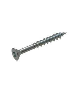 10g (4.80mm) Countersunk Square (SQ2) Chipboard Screws Zinc Plated 