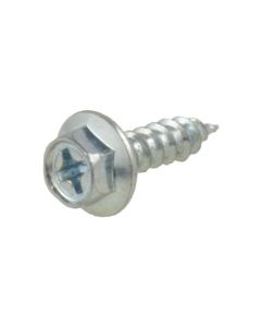 8g (4.20mm) Zinc Hex Flange (1/4") Phillips Stitching Coarse Timber Screws