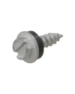 8g (4.20mm) NEO Galvanised Hex Flange (1/4") Slotted Stitching Coarse Timber Screws