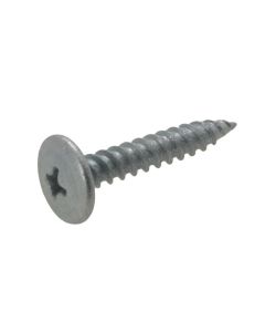 8g (4.2mm) Galvanised Button Phillips (PH2) Stitching Coarse Timber Screws