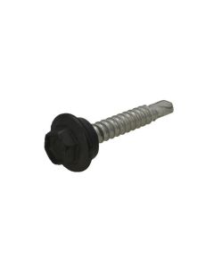 10g (4.80mm) x 25mm NEO Night Sky Hex Flange (5/16") Metal Self Drilling Cladding Screw Galvanised