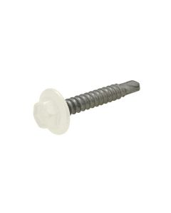 10g (4.80mm) x 25mm Surfmist Hex Flange (5/16") Metal Self Drilling Cladding Screw Galvanised