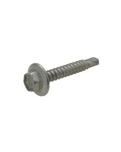 10g (4.80mm) Galvanised Hex Flange (5/16") Coarse Metal Self Drilling Screws