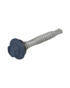 12g (5.50mm) x 51mm NEO Deep Ocean Hex Flange (5/16") Metal Top Grip Roofing Screw Galvanised