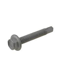 14g (6.30mm) Galvanised Hex Flange (3/8") Fine Metal Self Drilling Screws