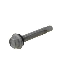 14g (6.30mm) NEO Galvanised Hex Flange (3/8") Fine Metal Self Drilling Screws