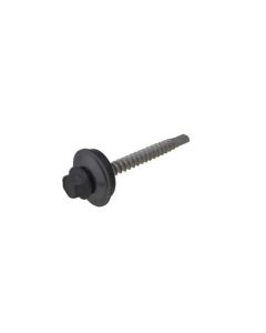 14g (6.30mm) x 53mm Monument Cyclone BRA / Multiseal Hex Flange (3/8") Metal Roofing Screw Galvanised