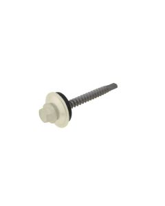 14g (6.30mm) x 65mm Evening Haze Cyclone BRA / Multiseal Hex Flange (3/8") Metal Roofing Screw Galvanised