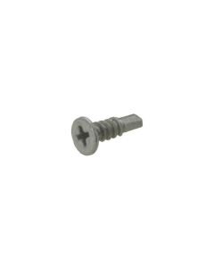 10g (4.80mm) Galvanised Flat Top Phillips (PH2) Coarse Coarse Metal Self Drilling Screws