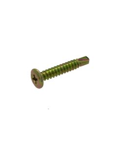 10g (4.80mm) Zinc Yellow Wafer Phillips (PH2) Coarse Metal Self Drilling Screws