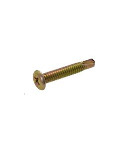 10g (4.80mm) Zinc Yellow Wafer Phillips (PH2) Fine Metal Self Drilling Screws