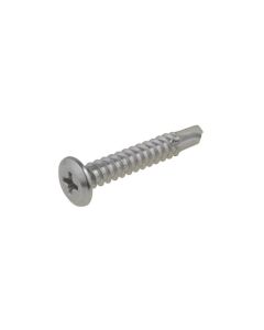 8g (4.20mm) G410 Stainless Wafer Phillips (PH2) Coarse Metal Self Drilling Screws