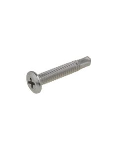 10g (4.80mm) G410 Stainless Wafer Phillips (PH2) Fine Metal Self Drilling Screws