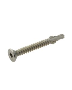 10g (4.80mm) G410 Stainless Countersunk Wing Square (SQ2) Metal Self Drilling Decking Screws