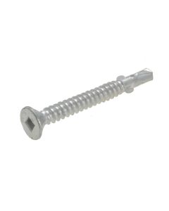 10g (4.80mm) G304 Stainless Countersunk Wing Square (SQ2) Bi-Metal Self Drilling Decking Screws