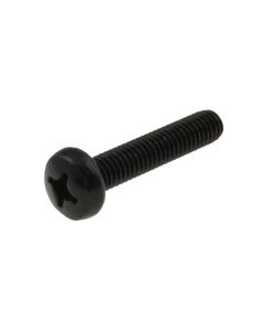 M5 x 0.80p Metric Coarse Black Zinc Pan Phillips (PH2) Machine Screws AS 1427