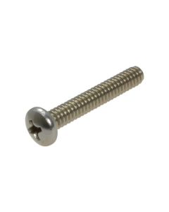 1/8" x 40 TPI BSW Coarse Stainless A4-70 G316 Pan Phillips (PH2) Machine Screws ASNI B18.6.3