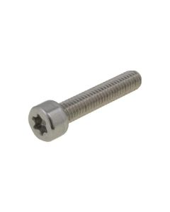 M3 x 0.50p Metric Coarse Stainless A2-70 G304 Cap Torx (T10) Machine Screws ISO 14579