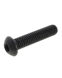 #2-56 TPI UNC Coarse Plain Black Uncoated Grade 10.9 Button Head Socket (0.050" Key) Screws ANSI B 18.3