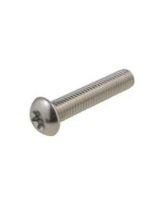 M8 x 1.25p Metric Coarse Stainless A2-70 G304 Button Torx (T40) Machine Screws ISO 7380