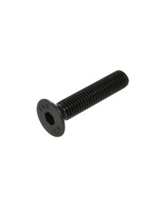 M2.5 x 0.45p Metric Coarse Plain Black Uncoated Class 12.9 Countersunk Head Socket (1.5mm Key) Screws DIN 7991