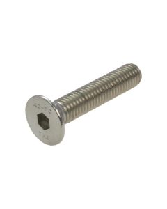 M2 x 0.40p Metric Coarse Stainless A2-70 G304 Countersunk Head Socket (1.27mm Key) Screws DIN 7991