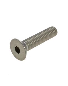 #2-56 TPI UNC Coarse Stainless A2-70 G304 Countersunk Head Socket (0.050" Key) Screws ANSI B18.3