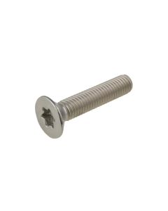 M3 x 0.50p Metric Coarse Stainless A2-70 G304 Countersunk Torx (T10) Machine Screws ISO 10642