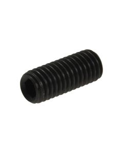 M10 x 1.00p Metric Extra Fine Plain Black Uncoated Class 14.9 Cup Point Socket (5mm Key) Set Screws Grub DIN 916