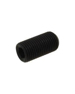 M6 x 0.75p Metric Fine Plain Black Uncoated Class 14.9 Cup Point Socket (3mm Key) Set Screws Grub DIN 916