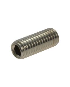 M10 x 1.50p Metric Coarse Stainless A4-70 G316 Cup Point Socket (5mm Key) Set Screws Grub DIN 916