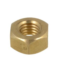 6BA x 0.53p British Association Hex Brass Hex Standard Nuts Low Tensile BS57