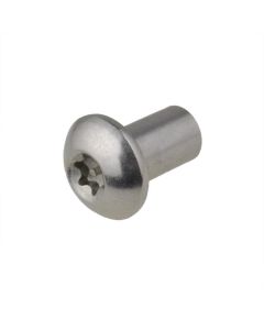 M6 x 1.00p x 12mm Metric Coarse Stainless A2-70 G304 Button Post Torx (T30) Barrel Nuts ISO7380