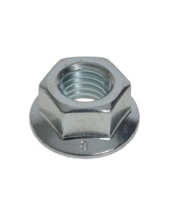 M3 x 0.50p Metric Coarse Zinc Class 8 Hex Flange Serrated Nuts High Tensile DIN 6923